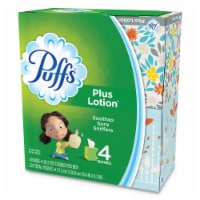 Puffs PGC34899CT 4Cubes Plus Lotion Facial Tissue - Pack of 6