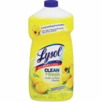 Lysol RAC78626 Clean & Fresh Lemon Cleaner, Yellow