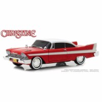 Greenlight GRE84082 1 by 24 Scale Christine 1958 Plymouth Fury Evil Model Car, Black