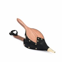 JOHNNY BEARD COMPANY 68050 Small Oak Hand Waxed Oil Finish Bellows- Leather Trim- 6 in. x 18