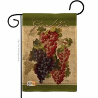 Breeze Decor BD-FT-G-117041-IP-DB-D-US17-AM 13 x 18.5 in. Red & Purple Grapes Burlap Food Fru