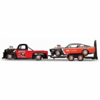 Maisto MAI32751 Pickup Truck with Flatbed Trailor for 1948 F1 Ford & 1967 Ford Mustang GT