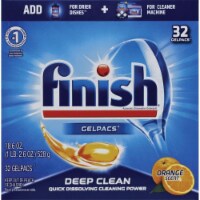Reckitt Benckiser RAC81053CT Finish Dishwasher Gel Packs - Orange