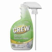 Diversey DVOCBD540199 32 oz Spray Bottle Crew Bathroom Disinfectant Cleaner, Floral Scent