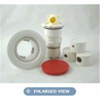 Paramount Pool & Spa Products 006-502-4714-01 Pool Valet Retro Single Head Kit, White
