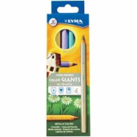 Lyra DIXL3941062 6.25 mm Lead Diameter Giant Color Pencils, Metallic - 6 Count