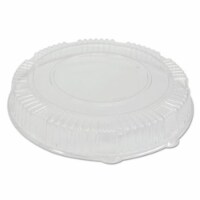 WNA WNA A16PETDM 16 in. dia x 2.75 in. High Caterline Dome Lids, Plastic - Clear