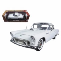 Motormax 73176TC-W 1 by 18 1956 Ford Thunderbird Timeless Classics Diecast Model Car, White