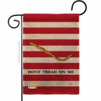 Breeze Decor BD-HS-G-108174-IP-DB-D-US13-BD 13 x 18.5 in. 1st US Navy Jack Burlap Americana H