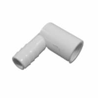 Spa Parts 73895 0.5 RB x 0.5 in. SPG 90 deg PVC Barbed Fitting Adapter