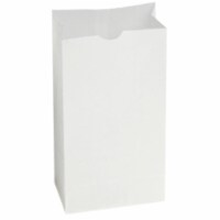 Bagcraft BGC 300298 6.12 x 4 x 12.37 in. Dubl Wax Grease-Resistant Bakery Bags, White - 1000