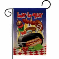 Breeze Decor BD-SU-G-106071-IP-DB-D-US13-BD 13 x 18.5 in. Bar B Que Burlap Summer Fun in the