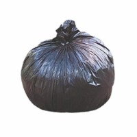 Ability One 3862289 24 x 24 in. Star-Seal Bottom Low density Trash Bag, Black & Brown