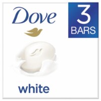 UNI 04090PK 3.17 oz Dove White Beauty Bar, Light Scent - Pack of 3