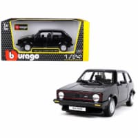 Bburago 21089bk 1979 Volkswagen Golf Mk1 GTI 1-24 Diecast Model Car, Black