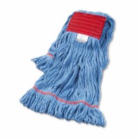 Boardwalk BWK503BLCT Super Loop Wet Mop Head, Blue - Large