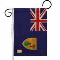 Breeze Decor BD-CY-G-108335-IP-DB-D-US15-BD 13 x 18.5 in. Turks & Caicos Burlap Flags of the