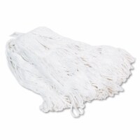 Boardwalk BWK424RCT 24 oz Rayon Pro Loop Web & Tailband Wet Mop Head, White -12 Count