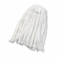 Boardwalk BWK2024RCT No.24 Rayon Cut-End Wet Mop Head, White