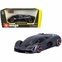 Bburago 21094gry Lamborghini Terzo Millennio Dark Gray Metallic with Black Top & Carbon Accen