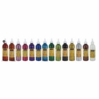 Sargent 223982 8 oz Washable Glitter Paint, Silver