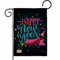 Breeze Decor BD-NE-G-116010-IP-DB-D-US17-BD 13 x 18.5 in. Popping Happy New Year Burlap Winte