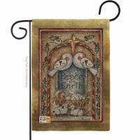 Breeze Decor BD-NT-G-114125-IP-DB-D-US16-AL 13 x 18.5 in. Peace on Earth Doves & Nativity Bur