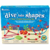 Learning Resources LRN1773 Dive Shapes Sea-Build Geometry Set