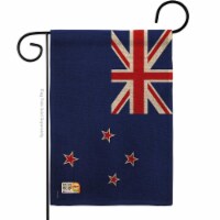 Breeze Decor BD-CY-G-108207-IP-DB-D-US14-BD 13 x 18.5 in. New Zealand Burlap Flags of the Wor