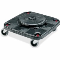 Rubbermaid Commercial Products RCP353000BKCT 300 lbs Brute Square Container Dolly - Black