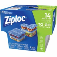 S. C. Johnson & Son SJN650872CT Ziploc Brand Food Storage Container Set - Pack of 7