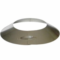 Olympia 3601249 9 in. Armor Flex 304L Stainless Steel Rigid Storm Collar