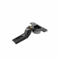 Salice SAC1R6PE6 105 Inset Soft Close Dowel Hinge - Titanium