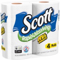 Kimberly-Clark KCC47617 Scott Rapid-Dissolving Toilet Paper - White
