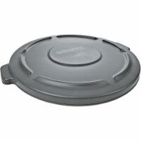 Rubbermaid Commercial Products RCP263100GYCT Brute 32 gal Container Flat Lid - Gray