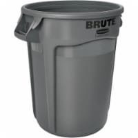 Rubbermaid Commercial Trash Can,Square,40 gal.,Silver FGSC22EPLSM, 1 -  Kroger