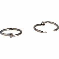 Business Source BSN01435BD Standard Book Rings - Silver