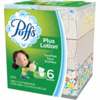 Puffs Plus Lotion Facial Tissues (72 Tissues Cube, 12 Mega Cubes)