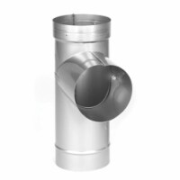 Home Saver 21773 7 in. RoundFlex Short 304 Alloy Tee with 5 in. Removable Take-Off
