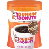J.M. Smucker FOL01102CT 30 oz Dunkin Donuts Original Blend Ground Coffee