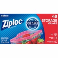 SC Johnson & Son SJN314469CT Ziploc Seal Top Quart Storage Bag - Pack of 48