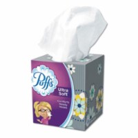 Puffs PGC35038 2-Ply Puffs Ultra Soft Facial Tissue, White - Pack of 24