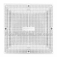 Lawson MLDFGD0909WHT 9 x 9 in. Frame & Grate - White