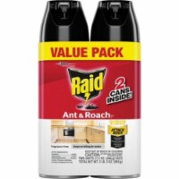Raid SJN697322 Raid Ant Roach Killer - Fragrance-Free, Clear - Pack of 2