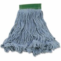 Rubbermaid RCPD25206BE 5 in. Headband Blend Wet Mop, Blue - Pack of 6