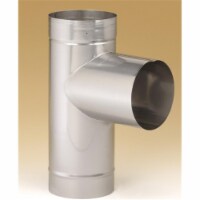 Selkirk Corporation 821570 5 Inch Heat-fab Tee With Fixed Take Off 304
