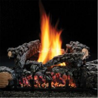 Hargrove Manufacturing 22 Inch Highland Glow Vent-free Log Set LP Variable Flame