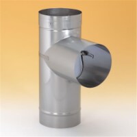 Selkirk Corporation 821575 5 Inch Heat-fab Tee W/removable Take Off 304