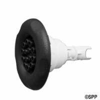 Waterway 212-8291 4 in. Poly Storm Multi-Massage 5-Scalloped Jet Internal, Black