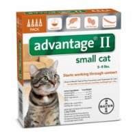 Bayer Healthcare Animal BY20208 Advantage Ii Small Cat- 4 Pack